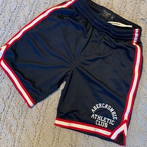 Abercrombie & Fitch Jersey material shorts, lined.